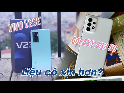 Video So sánh Vivo V23e vs Galaxy A52 4G: Bất phân thắng... - youtube