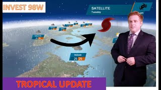 A new tropical system (invest 98W) possible impacts in today&#39;s westpacwx Update