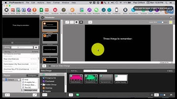 ProPresenter Tutorial--  Faking the telestrator in older versions of ProPresenter