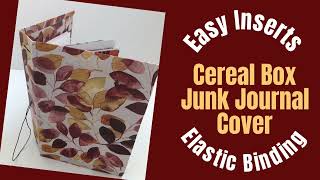 DIY JOURNAL COVER with ELASTIC for SIGNATURES- SUPER EASY