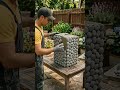 ideia simples e barata para decorar a casa jardim