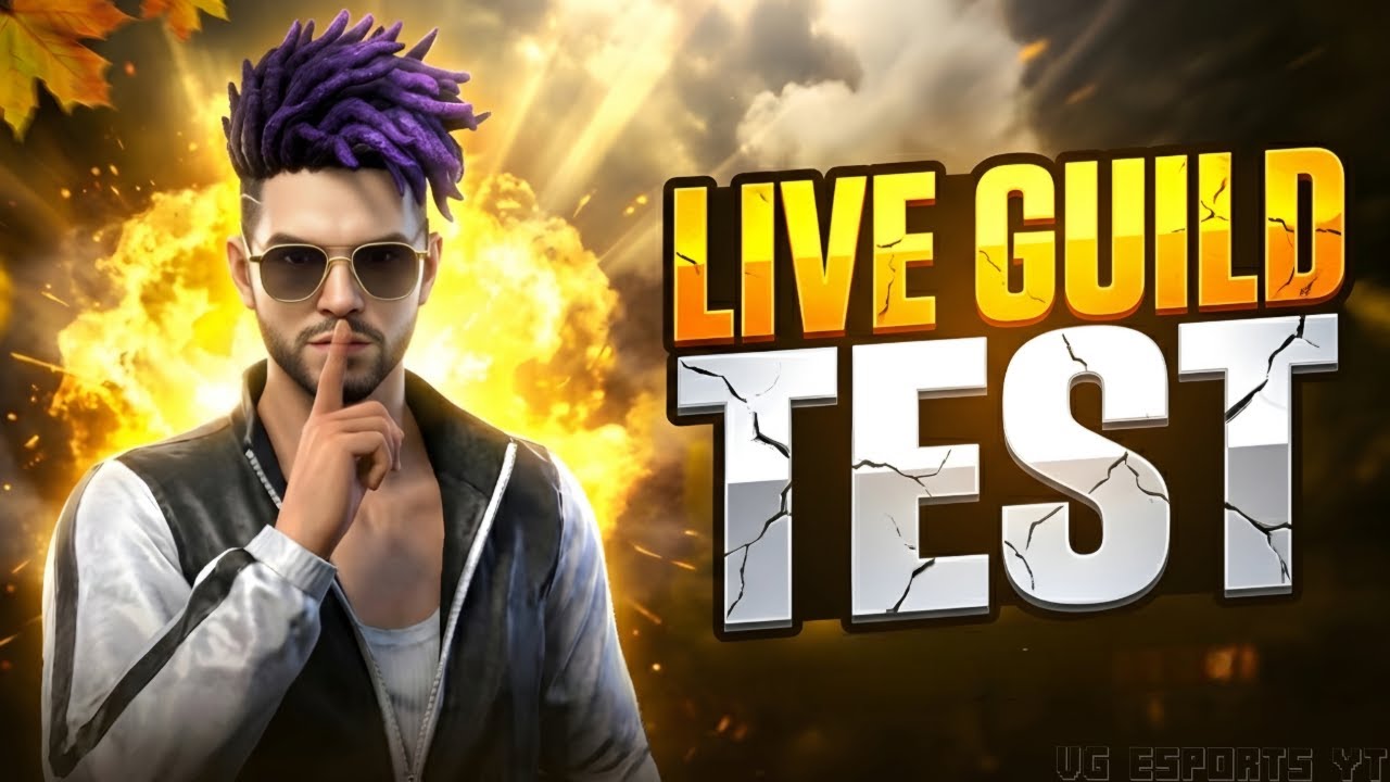 FF LIVE GUILD TEST 1 VS 4 🔥 VG IS LIVE GUILD TEST 🔥 LIVE GUILD TESTING 