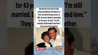Bob Barker Never Remarried After Wife Died, Buried Next To Her 65 Years Later. #shorts #foryou