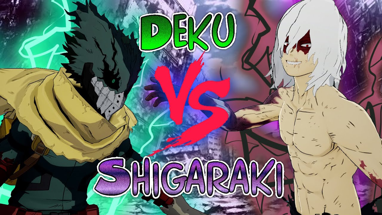 Vigilante Deku Vs Awakened Shigaraki