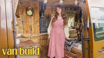Building a Fairytale Campervan for Solo Female Van Life | FULL TIMELAPSE