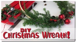 DIY Christmas Wreath - 5 minute Christmas Decorations - 2018
