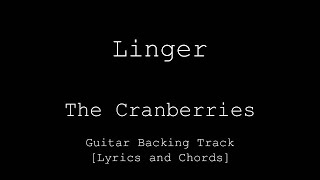 Video thumbnail of "The Cranberries - Linger - Guitar Backing Track"