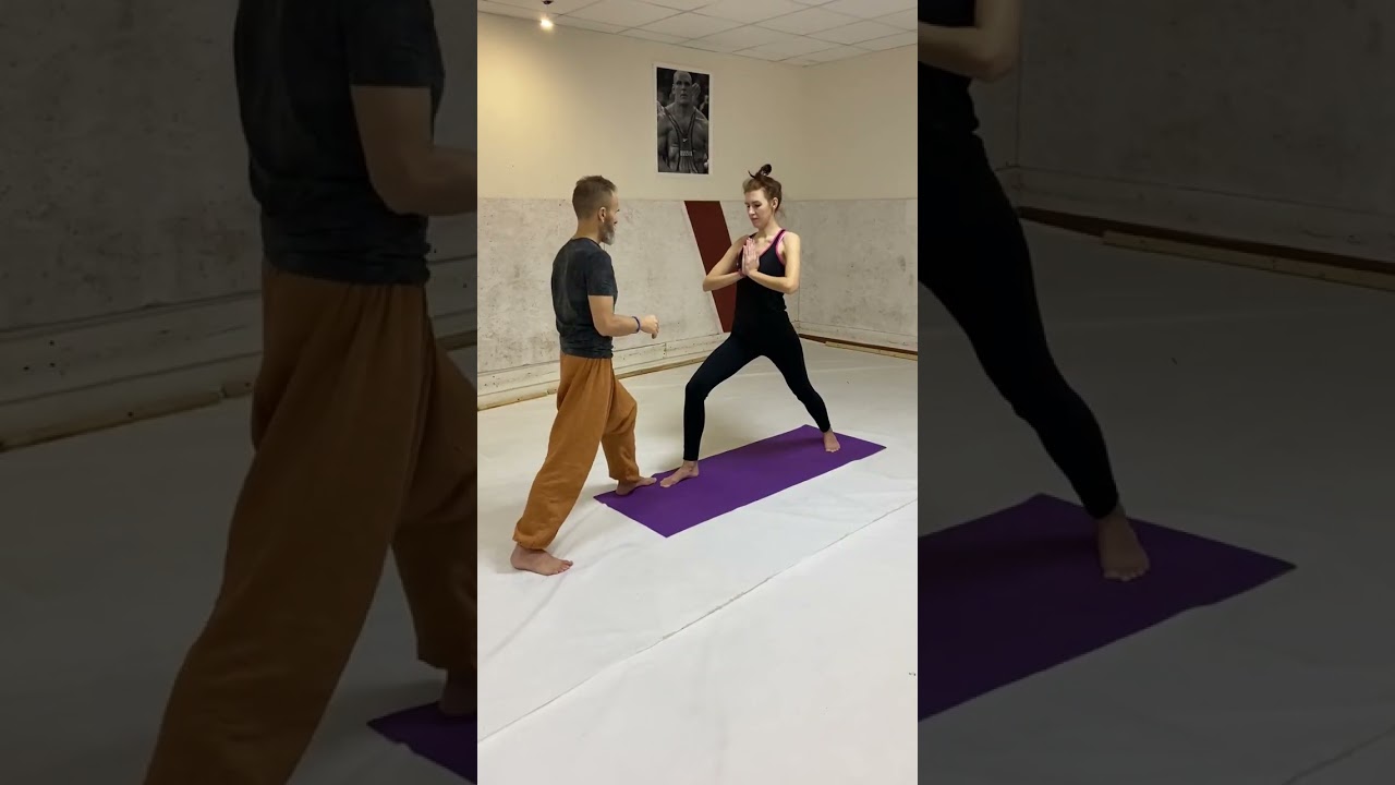 Отстройка позы воина