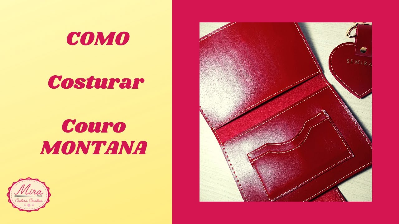 COMO COSTURAR COURO MONTANA - DICAS