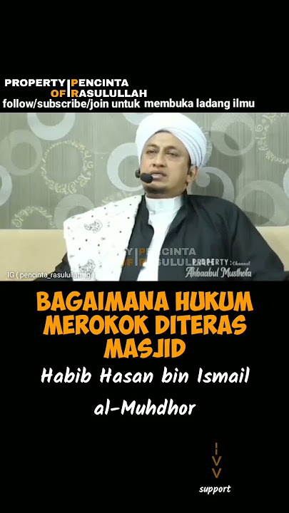 Bagaimana Hukum Merokok di Teras Masjid
