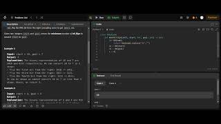 Leetcode 2220. Minimum Bit Flips to Convert Number