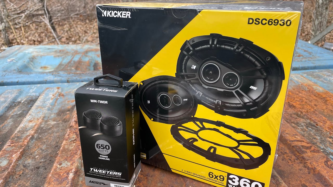 Kicker #DSC6930 #6x9 #Speakers unboxing 