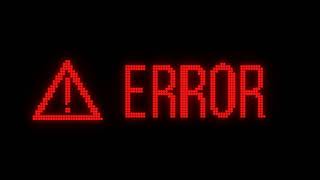 Error system - No Copyright, Copyright Free Videos, 4k, 5-seconds loop, background