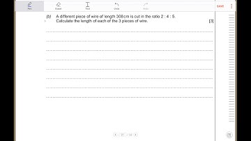 WJEC GCSE Maths - Numeracy Intermediate Unit 1 : Divide a quantity in a given ratio