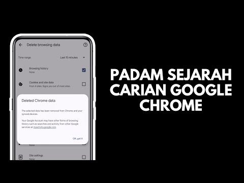 Cara Padam Sejarah Carian di Aplikasi Google Chrome