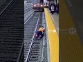 Train Braked at the Last Second… A Puppy Was Saved on CCTV 😱🐶