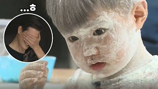 아빠가 화장실 간 사이 밀가루 왕국을 만든 태오와 태린 @오! 마이 베이비 54회 20150307