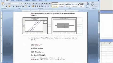 MINITAB Assignment 5 Help Part II of IV