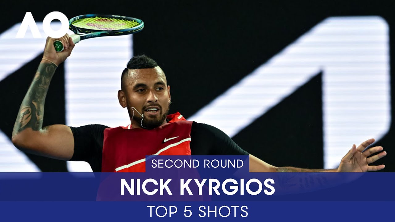 Nick Kyrgios Top 5 Shots (2R) Australian Open 2022