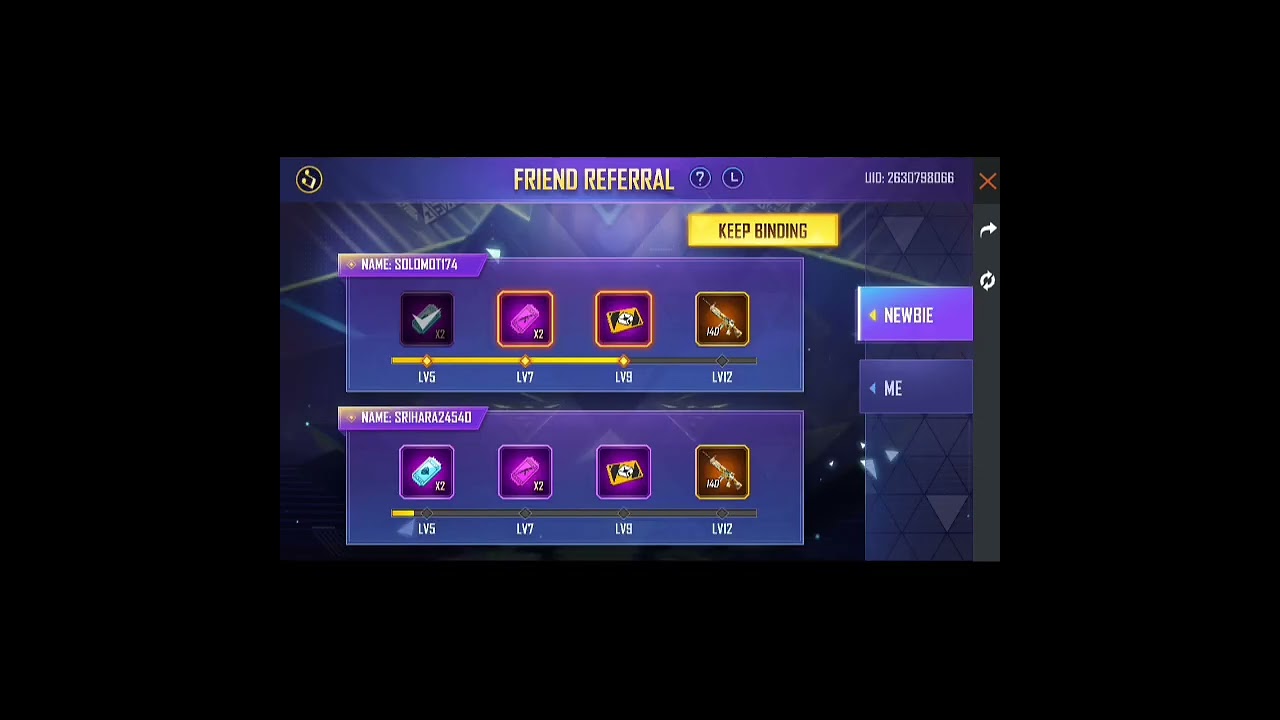 FRIEND REFERRAL IN FREE FIRE