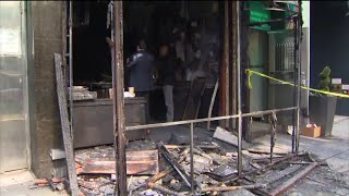 Fire destroys popular Mediterranean restaurant in Manhattan