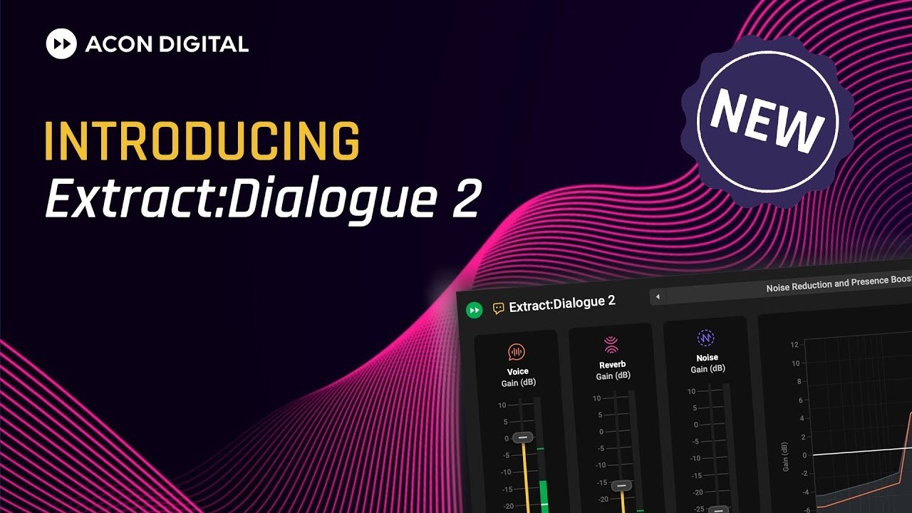 СКАЖИ СТОП  реверберации и шуму, портящим диалоги! | Представляем Extract Dialogue 2 | Acon Digital