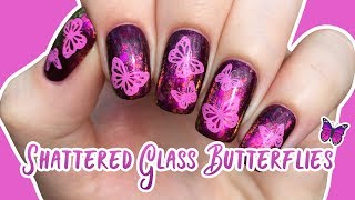Shattered Glass Butterflies
