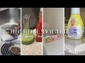 CLEAN WITH ME | STOVE DEEP CLEAN, ASMR GROCERY HAUL, JUICING + MORE!