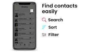 Directory Solution: Search and filter contacts
