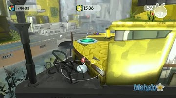 De Blob 2 Walkthrough - Blanctown Section 2 - Part 1