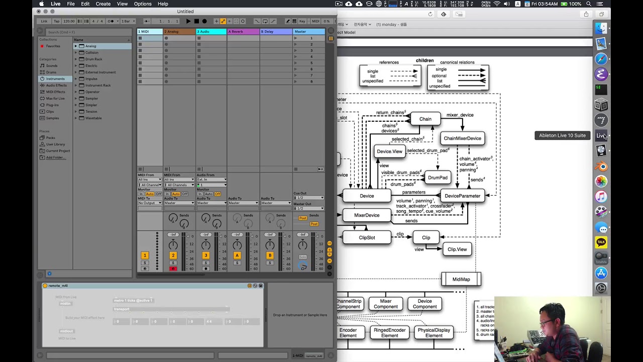 Remote Ableton Live use M4L 02 - YouTube