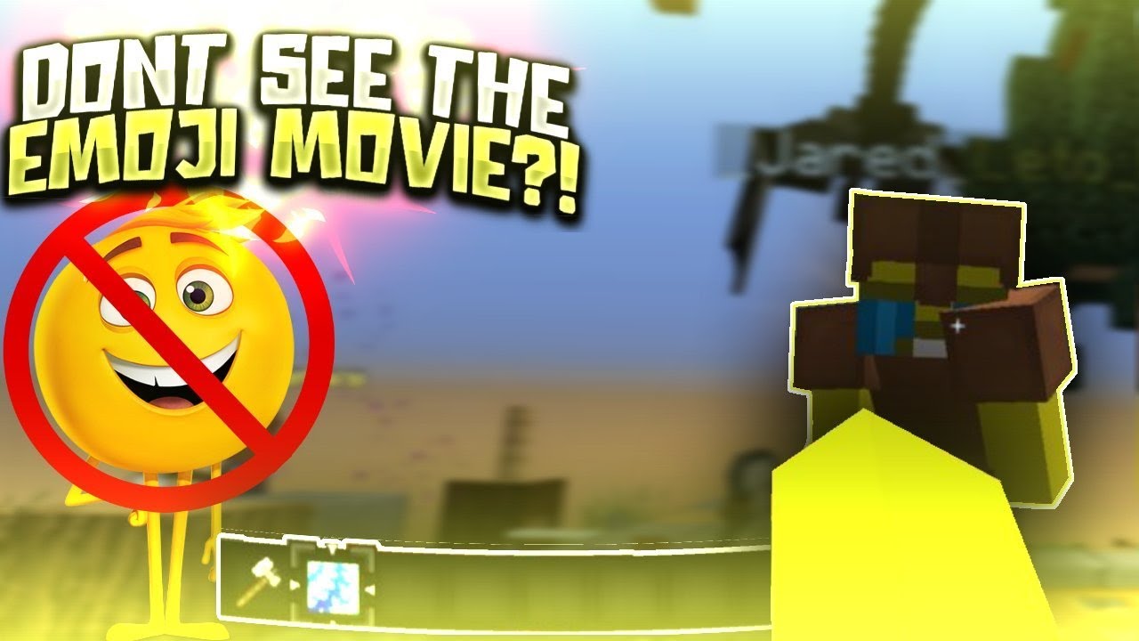 DONT SEE THE EMOJI MOVIE! - MINECRAFT PC - YouTube