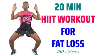 🔥BURN FAT FAST🔥20 Min HIIT Workout for Fat Loss🔥Melt 150 Calories🔥