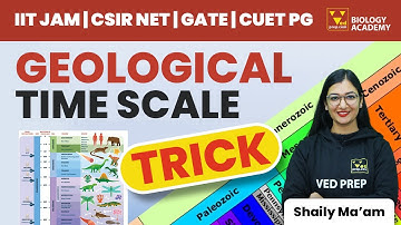 Geological Time Scale Trick for CSIR NET & CUET PG | Biology Academy