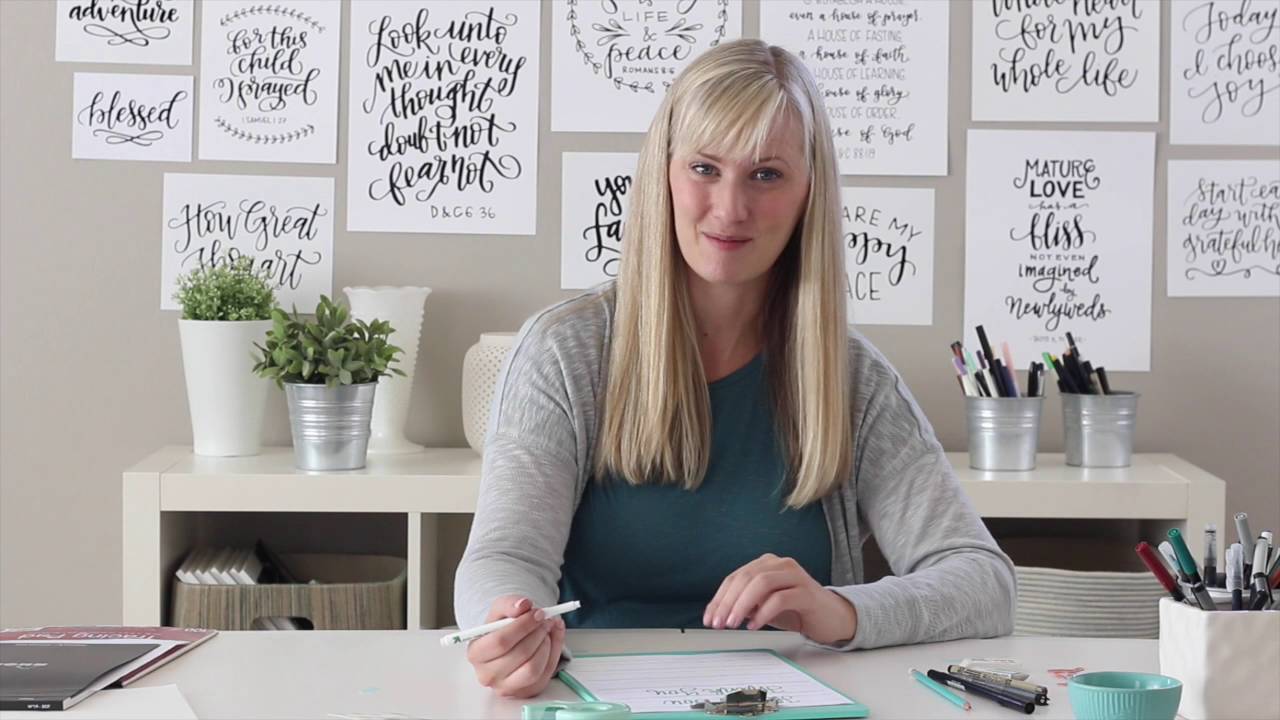 Intro to Hand Lettering and Faux Calligraphy