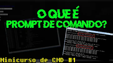 O que é o comando cmd?