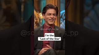 With His Iconic Smile Srk Replies Im The Last Of The Star In The Anupam Kher Show.