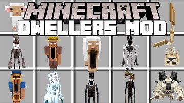 Minecraft SCARY DWELLERS / SCARY MOBS MOD! (Minecraft Mods)