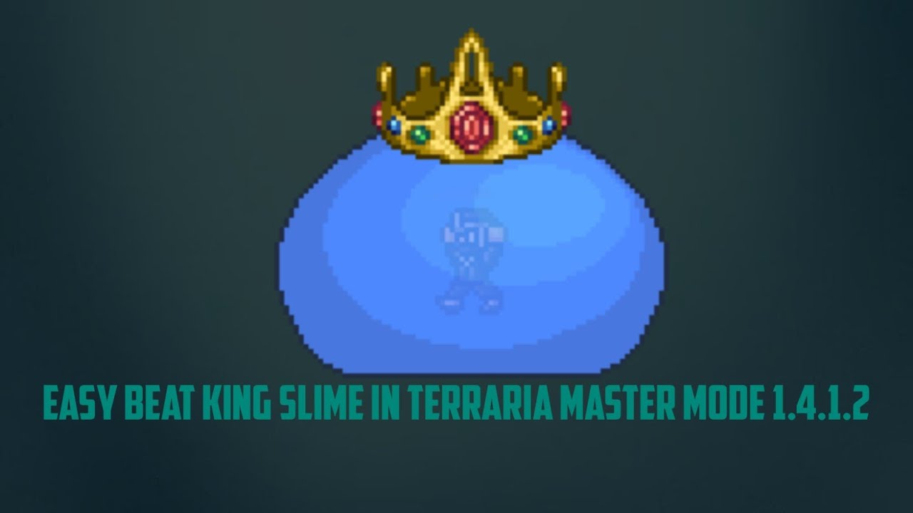 How to easy beat Slime king in Terraria Master mode 1.4.1.2 YouTube
