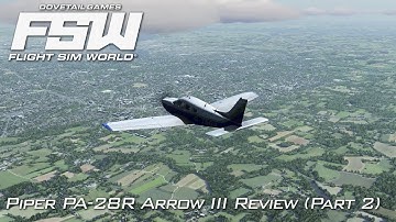 Flight Sim World | Piper PA-28R Arrow III Review (Autopilot/Radio Navigation) | JustFlight Add-On