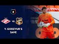 Godzyur's Save in the Game Against Spartak