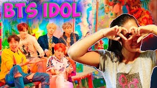 BTS 방탄소년단 'IDOL' Official MV Реакция   BTS  Реакция и на BTS IDOL  BTS IDOL Official MV