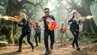 LTT Films : Hero Silver Flash Faces The Shadow Syndicate's Elite Nerf Guns Crime Threat