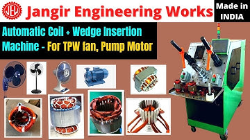 Automatic Coil & Wedge Insertion Machine #jangirengineeringworks #coilinsertingmachine #makeinindia