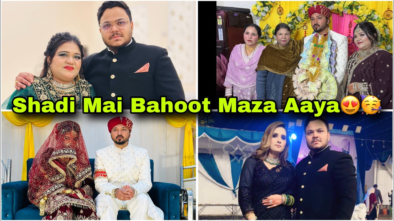 Shadi Mai Bahoot Maza Aaya😍 || Zainab Ka Look🤩 || Zainab Ke Bhai Ki Shadi Mai Gaye🥰 || Family Vlogs