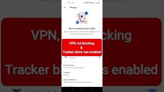How to Enable VPN, Ad blocking & Tracker block in Opera browser. #vpn  #shorts #operabrowser screenshot 5