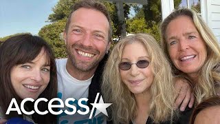 Dakota Johnson & Chris Martin Look So In Love While Attending Party