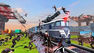 Train shooting - Zombie War Gameplay screenshot 4