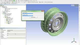 FEA of car steel wheel additional part