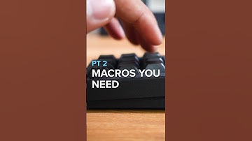 Simple yet sweet🤌 #macros #macropad  #productivityhacks #techtok #techtips #computeraccessory